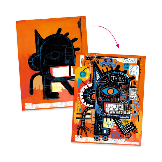 Basquiat Colouring Kit
